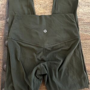 Lululemon Align 25” Olive Green Leggings